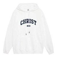 Белое кольцо для волос с капюшоном