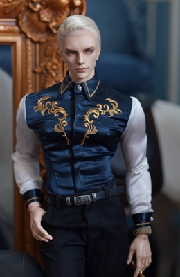 taobao agent [President Xiaoba] No. 33 Cigarette BJD Uncle ID75 Oufeng Retro Family HID Embroidered Shirts