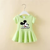 Платье, юбка, детский летний хлопковый наряд маленькой принцессы, летняя одежда для девочек, детская одежда