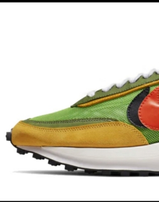 Sacai1.0 Yellow GreenSACAIOW Halloween Xiao Wei jointly deconstruction 3.0 Double hook blazer pioneer Black orange pale High shoes