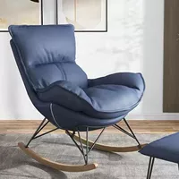 Синяя технологическая ткань (высокое качество) отдельное кресло встряхивания в одиночку