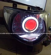 Hi Star HJ100T-7 lắp ráp đèn pha xe máy đôi ống kính Angel eye Demon Xenon - Đèn HID xe máy