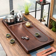 Khay trà hoàn toàn tự động, ấm đun nước, bộ trà tích hợp, phòng khách nhà gỗ nguyên khối sang trọng nhẹ nhàng, bộ trà Kung Fu lớn đơn giản