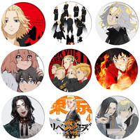 Tokyo REVENGERS BADGE Anime Accessories Broach Pin Backpack