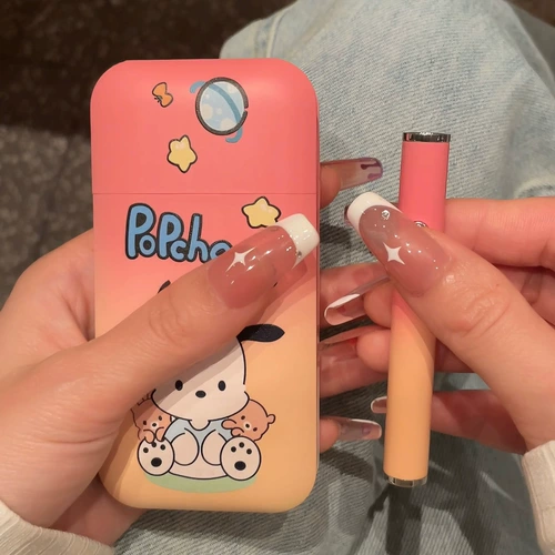 Мультяшный портсигар, зажигалка, универсальный портативный комплект для друга