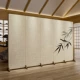Vách ngăn tre theo phong cách Thiền Trung Quốc
         tùy chỉnh có thể gập lại di động phòng khách lối vào sảnh văn phòng phòng trà phòng riêng không chặn vách cnc phòng thờ đẹp