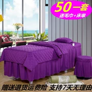 Bông giường bìa gia đình trượt bốn phong cách châu Âu giường điều trị thẩm mỹ viện massage vẻ đẹp trải giường với lỗ Trung tâm Y tế - Trang bị tấm