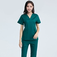 Хлопковые зеленые нарукавники, комплект, короткий рукав