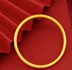 Vòng tay vàng 24K mới của Zhou Dafu 999 mạ vàng bạc phương pháp cổ xưa thừa kế mờ rắn món quà vòng tay Vòng đeo tay Clasp