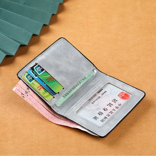 Ультратонкий картхолдер, маленький универсальный бумажник, антимагнитный чехол для водительских прав