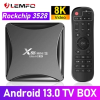 LEMFO X88 Pro MINI 13 Android 13 Smart TV Box RK3528 Dual Wi