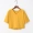 Mùa hè 2019 phiên bản Hàn Quốc của cổ chữ V màu trơn sang trọng cổ tròn eo cao eo ngắn sinh viên nữ áo ngắn tay áo thun thủy triều - Áo phông