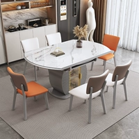 Современная минималистская сеть красная яркая световая панель Телескопическая квадрат Два столового стола домохозяйство маленькая квартира для хранения продуктов питания