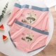 2019 cặp đôi mới đồ lót cotton dễ thương hoạt hình phù hợp với món quà đóng hộp quần lót cặp vợ chồng nhỏ bên trong - Giống cái