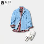 Xiang Hongyuan nam 2018 mới áo khoác nam Hàn Quốc phiên bản của hoang dã áo sơ mi nam casual loose jacket NM820020