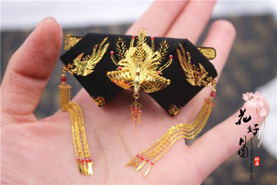 taobao agent Fengming Chaoyang/OB/Xinyi/FR Qing Dynasty flag -headed winged toy doll DIY creative material package