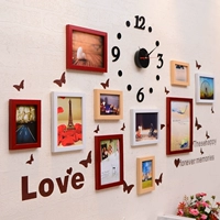 10 кадров, три цвета+часы