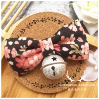 Черный вишневый цветок серебряный матовой колокол