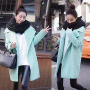 Áo khoác chống mùa nữ áo len lông cừu nữ dài phần phiên bản Hàn Quốc 2018 mới dày lên học sinh nhỏ ngắn - Áo Hàn Quốc