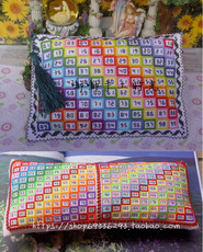 Готовая вышивка крестом 纯手工十字绣数字针插成品 香包 200数字