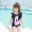 Hàn Quốc bé gái flamingo Xiêm sóng trẻ em áo tắm nhỏ tay áo bay trẻ nhỏ trẻ sơ sinh dễ thương đồ bơi - Bộ đồ bơi của Kid