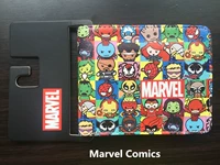 Комиксы, бумажник, мультяшные герои, Марвел, Железный Человек, капитан Америка, Супермен