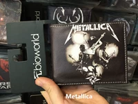 Metallica Metal Band Вопрос четыре гигантской модной музыки, мужчина, студент студенческий кошелек кошелька