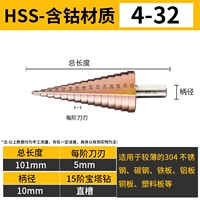 4-32 мм (HSS CO/M35)
