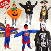 Trang phục Halloween cho trẻ em Trang phục Dress Up Pumpkin Jacket Superman Skeleton Trang phục Cung cấp Đạo cụ Trang trí - Sản phẩm Đảng / Magic / Hiệu suất