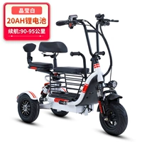 Хрустальный белый срок службы батареи 90-95 километров