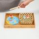 Montessori dạy học cho trẻ em mầm non trợ giáo dục phối hợp đồ chơi tay và mắt Montessori Mẫu giáo 2 tuổi cây táo Fishing