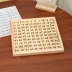 Montessori dạy học mầm non trợ 1-100 số biển số liên tiếp và trẻ nhỏ đồ chơi ngộ Montessori toán Mông Cổ và Đài Loan Đồ chơi bằng gỗ