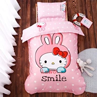 Bông mẫu giáo quilt ba mảnh thiết lập với lõi bé giường sáu bộ bông quilt bao gồm trẻ em mùa đông quilt ga giường công chúa