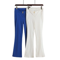 Летние комфортные эластичные цветные штаны-клёш для отдыха, штаны, подходит для импорта, в корейском стиле, крой «рыбий хвост»