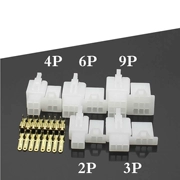 Ổ cắm lỗ cắm lõi nam và nữ 2.8mm 2P3P4P6P9P đầu nối đầu nối ô tô điện xe máy