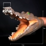 Mô hình động vật đồ chơi cao su mềm cá sấu găng tay biển động vật rối mềm miệng nhựa quà tặng giáo dục - Đồ chơi gia đình hoạt hình búp bê