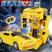 Cậu bé nhảy tự động Transformers 5 robot Hornet xe người đàn ông điện không điều khiển từ xa xe đồ chơi