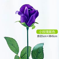 Фиолетовая маленькая роза