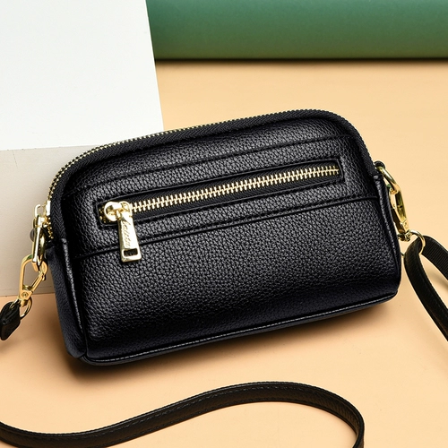 Маленькая сумка клатч, бумажник с молнией, вместительный и большой мобильный телефон, кошелек, сумка через плечо, сумка для телефона, коллекция 2023