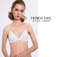 Đêm nửa loạt Châu Âu và Châu Âu INS gió AB cup mới không có vòng thép siêu mỏng ngực xuyên ren đồ lót bikini áo ngực đẹp