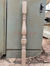 Балясины 榉木小柱大柱43号毛胚加粗雕刻实木楼梯立柱扶手栏杆烘干材拼接