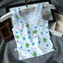 Trẻ em của Mặc Bé New Tops Chàng Trai Cô Gái Mùa Hè Ngắn Tay Cơ Sở Trẻ Em Cotton Vest T-Shirt Áo thun