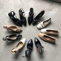 Фабрика чистого склада обработка сломанных кода Специальные ссылки 2019 Spring Women's Shoes One Shoes Single Skilet Skillet Необязательный размер