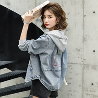 Джинсовая весенняя куртка, в западном стиле, коллекция 2023, городской стиль, подходит для подростков, свободный крой, в корейском стиле