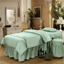 Bông đẹp bedspread denim Four Seasons chung Body Massage đơn giản trải giường màu rắn có thể được tùy chỉnh - Trang bị tấm khăn trải giường spa