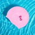 Mũ bơi nữ HloKiy tóc dài không thấm nước không đầu silicone dễ thương phụ nữ bơi mũ - Mũ bơi Mũ bơi