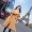 Thắt lưng ca cao Chanel, áo len, nữ, phần dài, phiên bản Hàn Quốc, 2018, áo khoác ngắn cho trẻ em mới, mùa thu và mùa đông dày áo dạ dáng dài hàn quốc