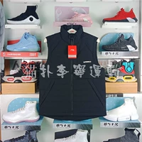 Li Ning down vest nam 2018 mới bóng rổ ấm áp cổ áo vịt mùa đông màu xám xuống quần áo thể thao AMRN031 - Áo thể thao áo khoác thể thao