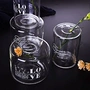Đơn giản nhỏ lỗ thủy tinh lọ Bắc Âu chịu nhiệt chai hương liệu đơn giản hoa khô bình hoa máy tính để bàn in ấn trang trí nhà - Vase / Bồn hoa & Kệ bình hoa giả đẹp