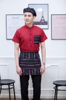 Мужской красный короткий рукав